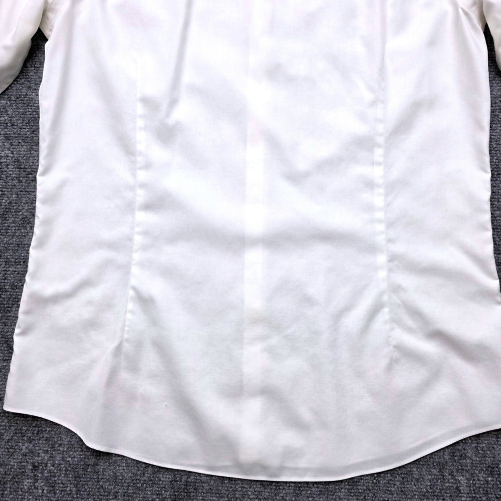 Charles Tyrwhitt Men's Dress Shirt 16 34 Extra Slim Fit White Non-Iron 41 86cm - Picture 9 of 15